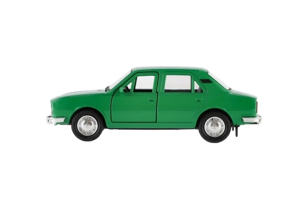 Auto Welly Škoda 105L metal/plast 11cm 1:34-39 på fri hjul 4 farver i æske 15x7x7cm