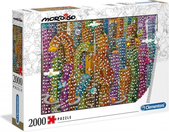 puslespil 2000 brikker Mordillo – jungle