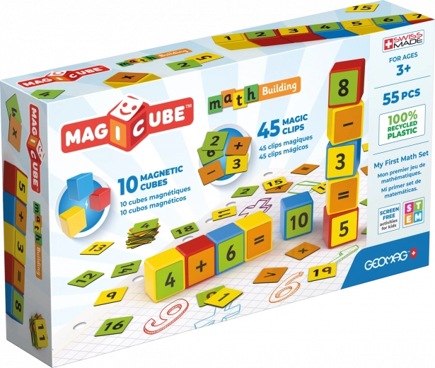 Geomag Magicube matematisk byggesæt 55 dele