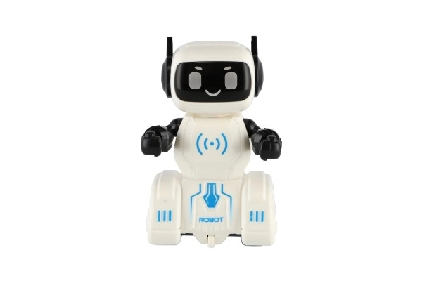 Robot på svinghjul plast 7x11cm