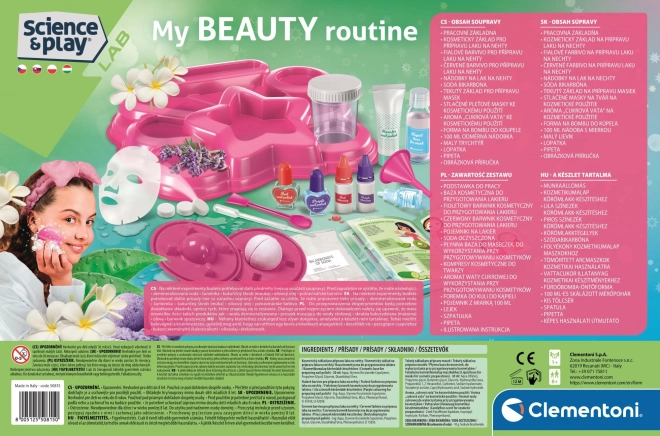 CLEMENTONI Science&Play: Laboratorium Min kosmetiske rutine