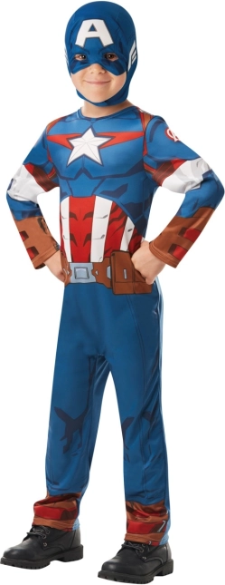Børnekostume Captain America classic