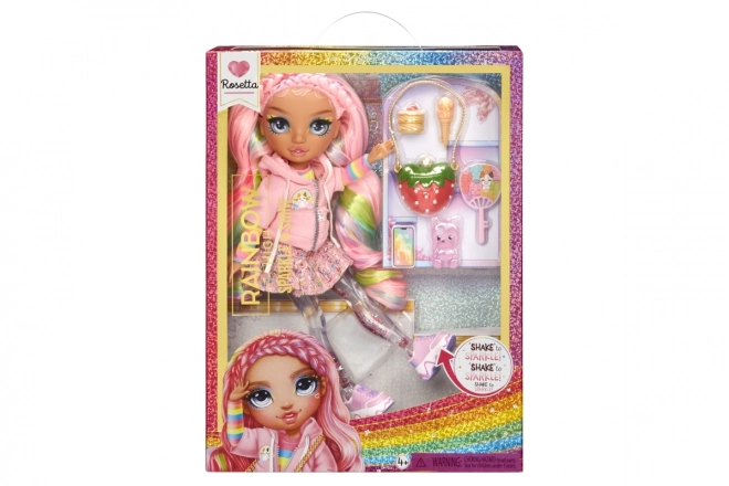 Rainbow High Glimmer & Glans Fashion dukke - Rosetta (Pink)