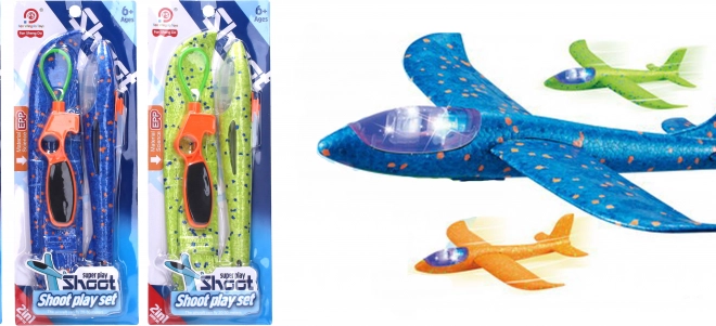 Affyringsfly med lyseffekter 34 cm