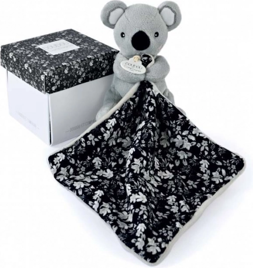 Gavesæt doudou – plysbamse koala med blød lille tæppe