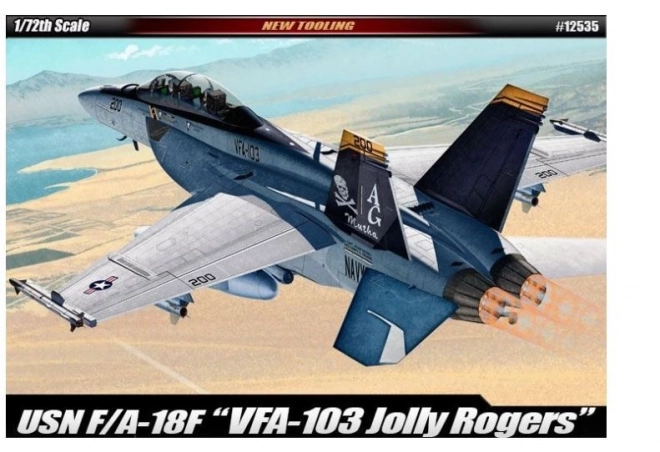 Modelplastfly F/A-18F USN VF-103 Jolly Rogers