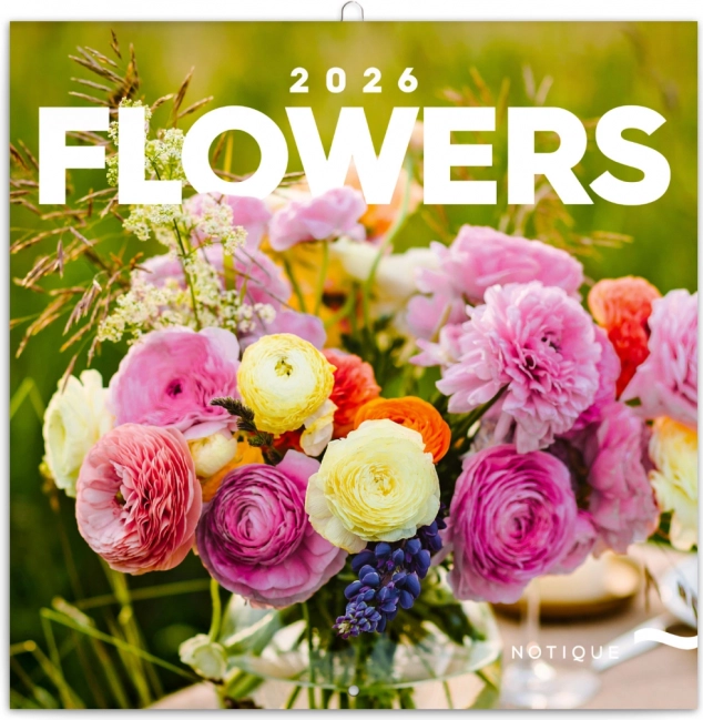 Notatkalender Blomster 2026