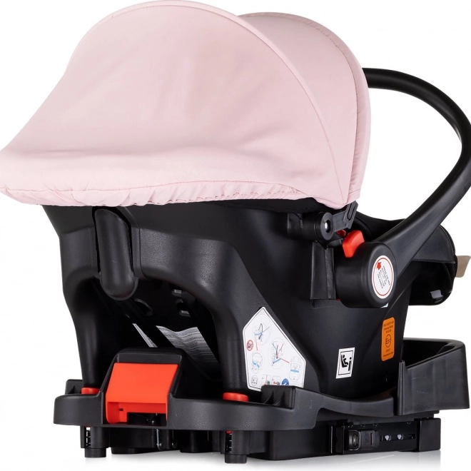 Autostol Chipolino Amore i-Size lyserød