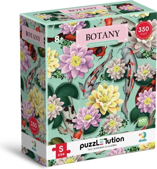 Puslespil Botany: Lotusblomster og koi karper 350 brikker