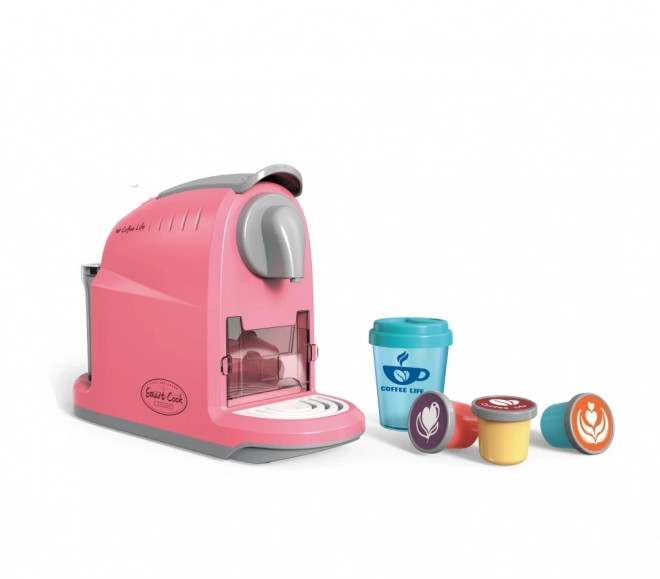 Pink kaffemaskine