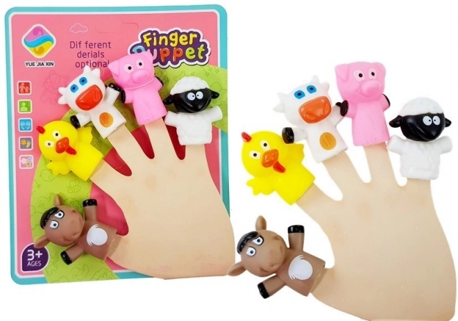 Fingerdukke Dyr 5 stk