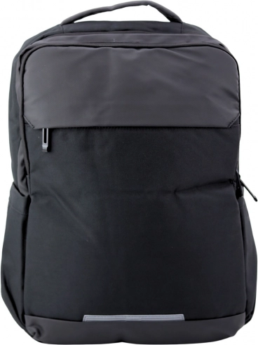 Urban rygsæk med USB og laptoplomme sort 16L