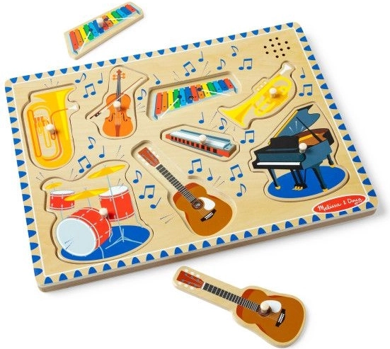 Lyd puslespil - Musikinstrumenter