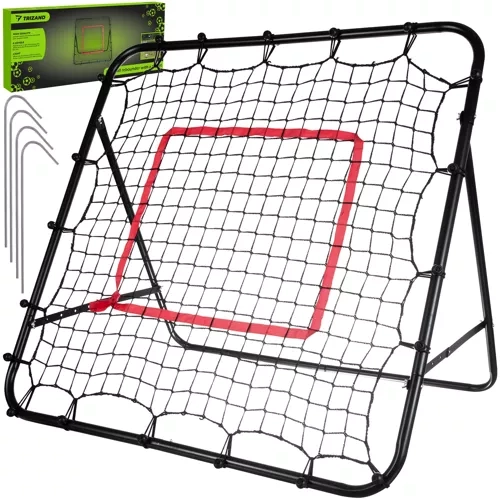 Træningsfodboldmål med målskive 100x100 cm