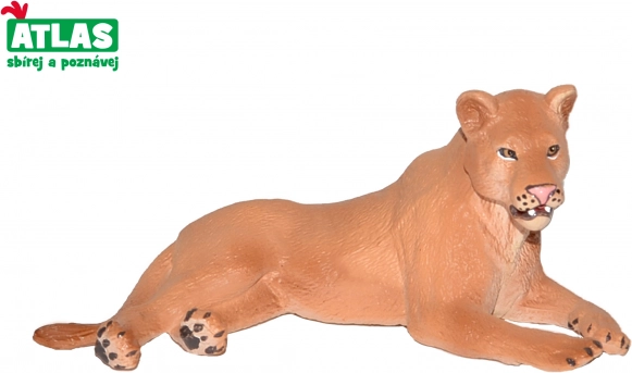 Liggende løvinde figur 9 cm