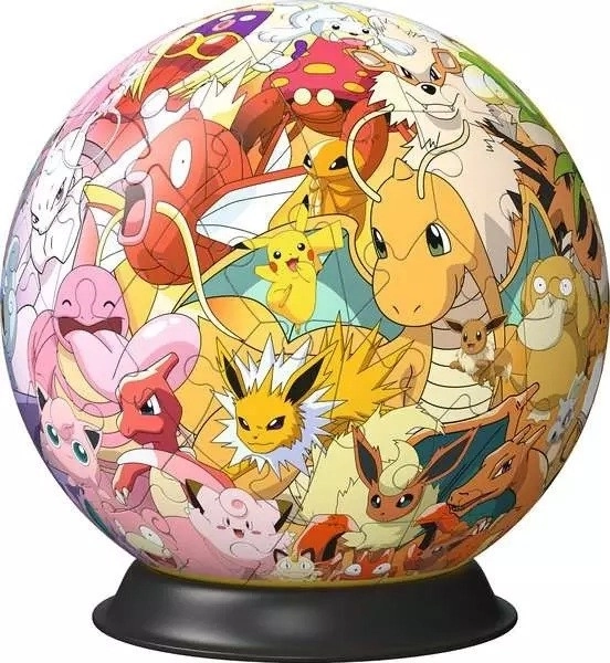 3D puslespil kugle PokéMon