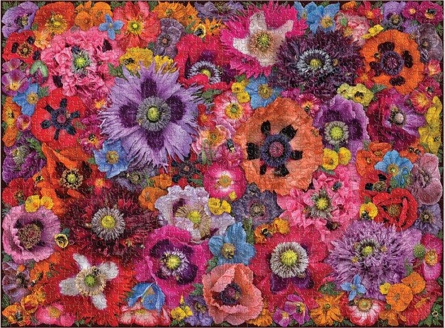 Galison puslespil bier blandt valmueblomster – 1000 brikker