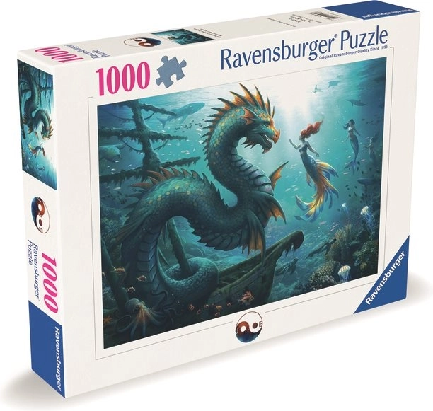 Ravensburger puslespil Havets monstre hemmeligheder 1000 brikker