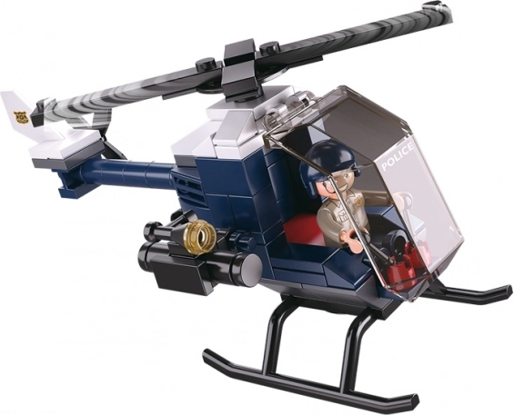 Sluban Politi 4i1 helikopter – ministave sæt