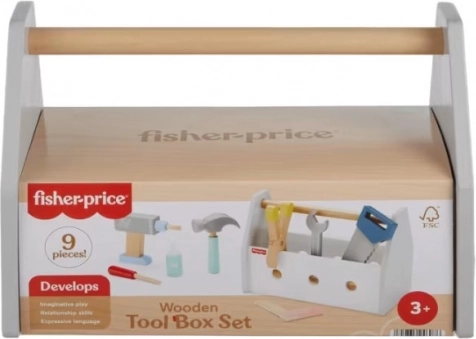 Fisher-Price træværktøjsskab