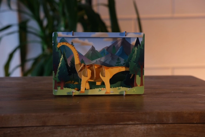 EscapeWelt 3D træpuslespil Brontosaurus