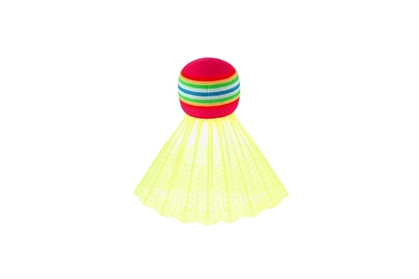 Farverige badmintonbolde