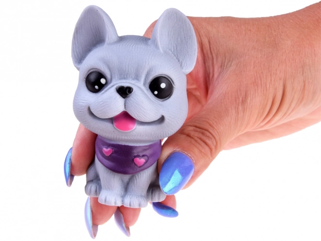Sæt af gummi hundefigurer