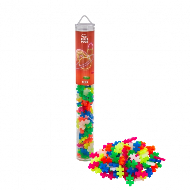 Plus-Plus Neon Mix (100 stk) Rør