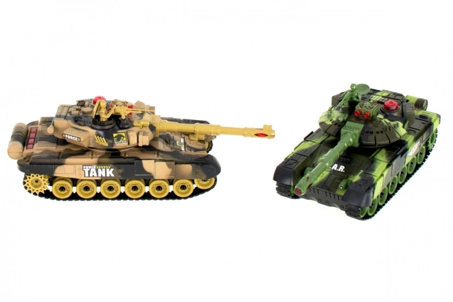 Sæt af RC T90 fjernstyrede kampvogne
