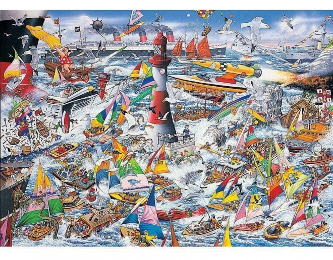 Puzzle Jeg Elsker Skibe 1000 brikker fra Gibsons