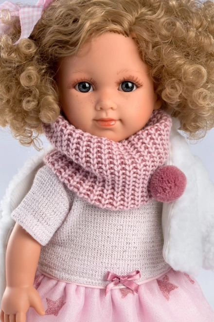 Llorens 53542 ELENA - realistisk dukke med blødt stofkrop - 35 cm