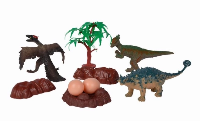 Dino æg med tilbehør, 3 slags, DP6