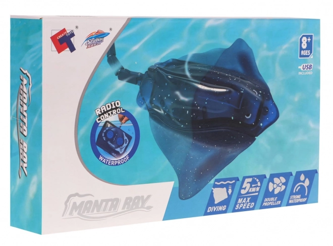 Sjov fisk Manta Ray med fjernbetjening