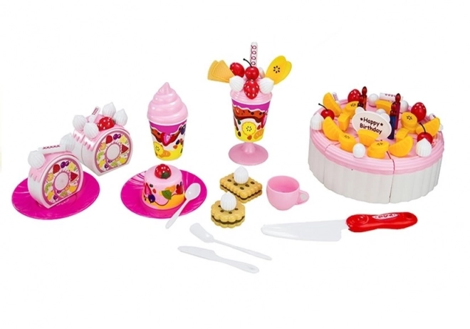Fødselsdagskagesæt med velcro Desserter