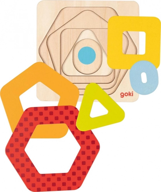 Lagdelte geometriske puslespil