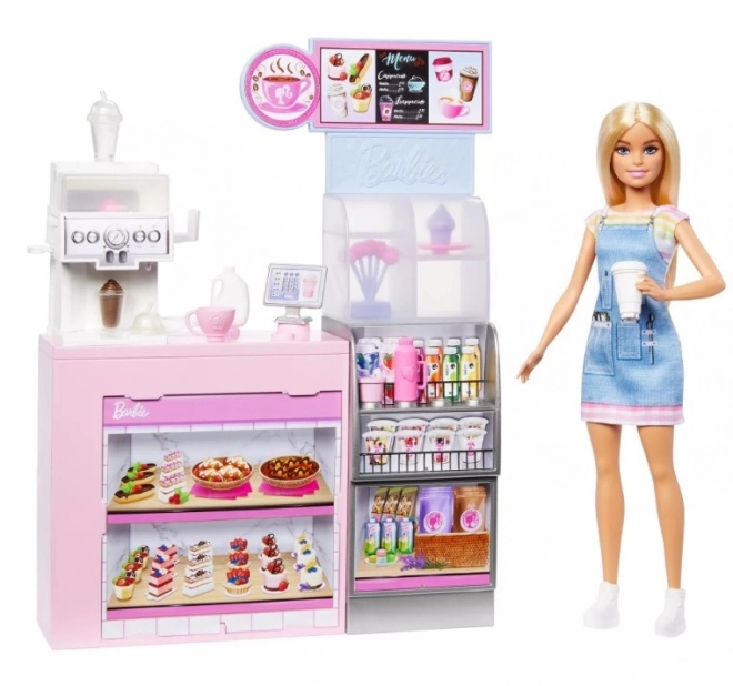 Barbie barista i caféen