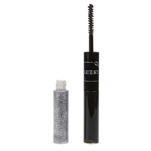 Lukky 2-i-1 mascara og glitter til vipper, sort