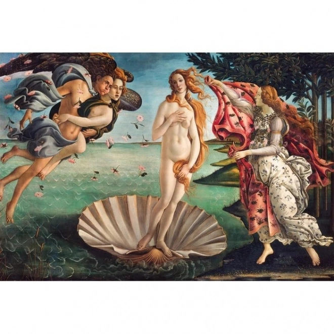 Puslespil 2000 brikker Botticelli Fødslen af Venus