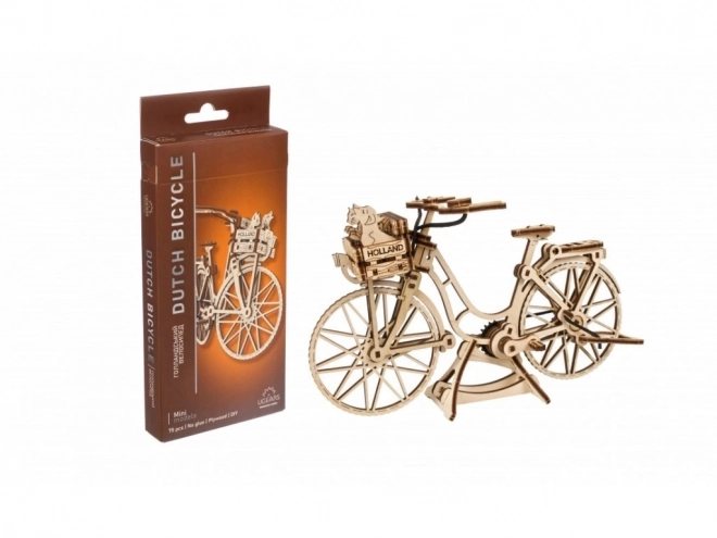 Ugears 3D træ mekanisk puslespil Cykel Holland