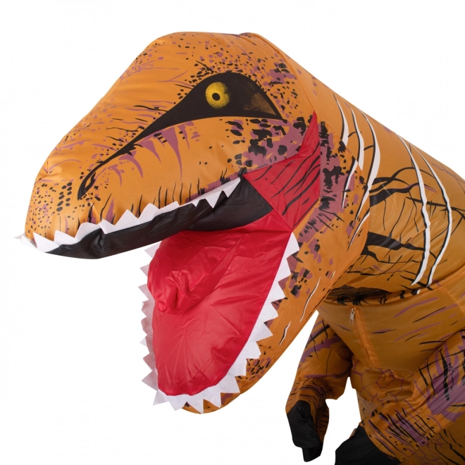 Kostume oppustelig dinosaur T-REX brun