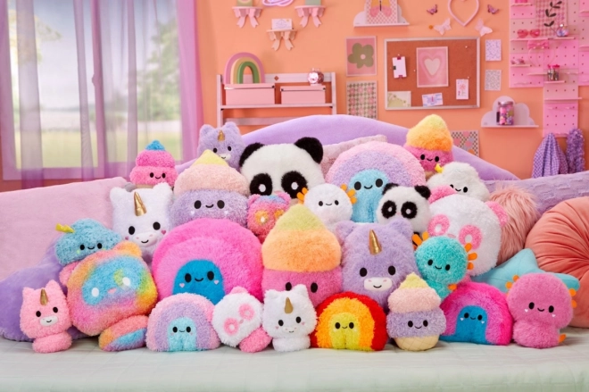 Stor Fluffie Stuffiez Bamse - Regnbue