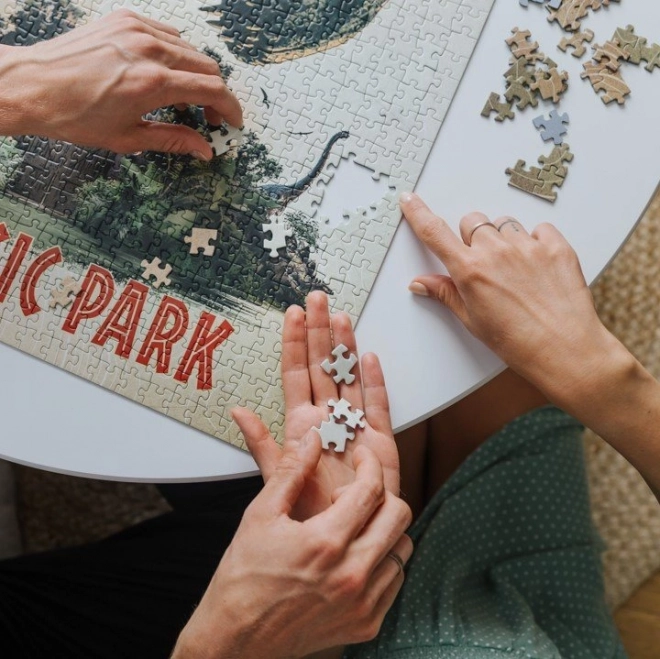 TREFL Puzzle Premium Plus Jurassic Park: Filmplakat 1000 brikker