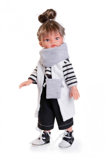 Realistisk dukke Emily med hel-vinylkrop 33 cm