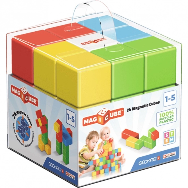Geomag Magicube Fuld Farve 24 dele