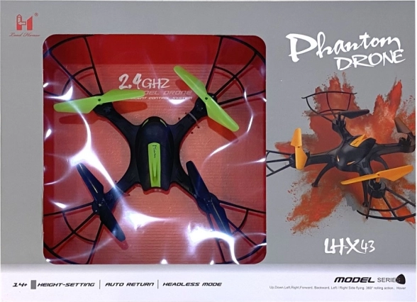 Nem styring med 2,4 GHz og headless‑tilstand