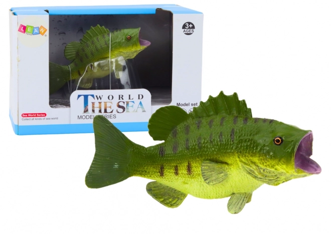 Fiskefigur aborre grøn 11 cm Dyr fra verden