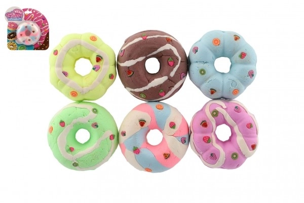 Donut sliz - farverig blanding på kort