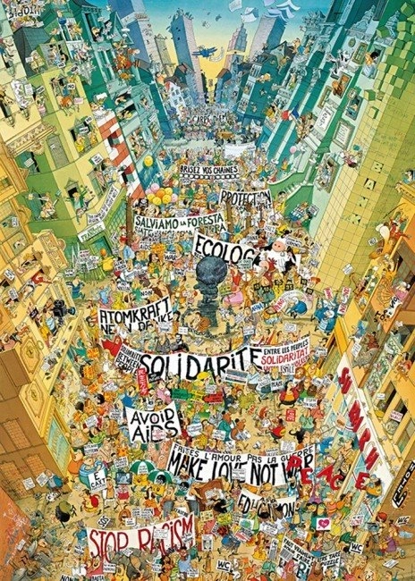 Heye Puzzle Protest! 2000 brikker