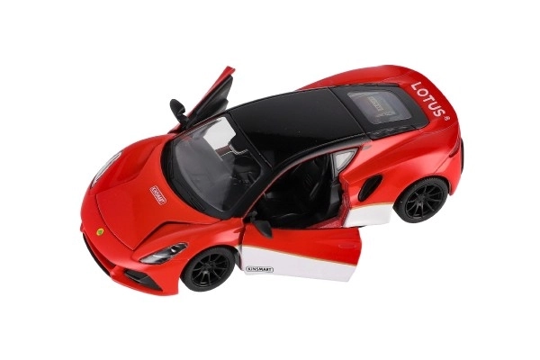 Auto Kinsmart Lotus Emira 1:38 metal/plast 12,5cm 3 farver med tilbagespoling 12 stk i kassen