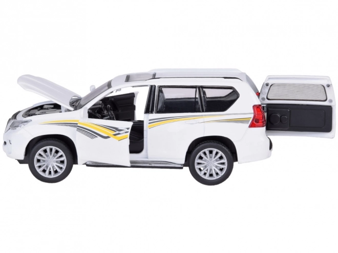 Metalmodel Toyota Land Cruiser Prado med effekter